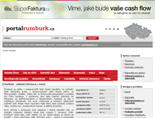Tablet Screenshot of portalrumburk.cz